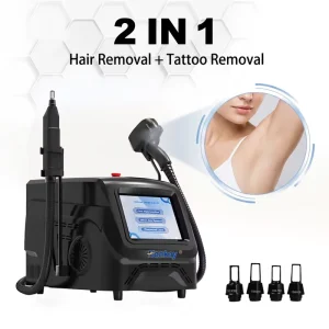 Customizable Dual Handle Tattoo Removal Machine Skin Rejuvenation Professional Diode Laser Hair Equipment for Beauty Clinic
