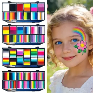 Customizable Festival Face Paint Body Art Kit Clearly Colorful Washable Water-Based Paint Set Safe Quality Guaranteed MS Brand