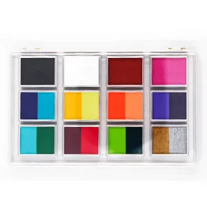 Customizable Natural Plant Material 120g Face Paint Empty Palette Split Cake Refillable Case Painting Face Painting Kits