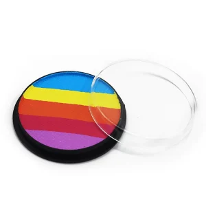 Customizable Professional Water Activated Acrylic Face Body Paint Rainbow Split Cake Effect UV Paint Palette Face Painting Kits