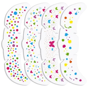 Customizable Waterproof Freckles Face Tattoo Stickers For Women Girls Sexy Glitter Temporary Makeup Inspired Christmas Paper