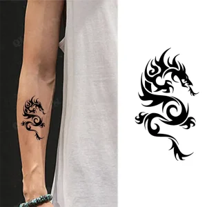 Customization Private Label Body Art Usage Skin Safe Tattoo Stickers Style Sexy Temporary Cover Tattoo Sticker