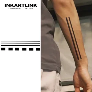 Customized 100% Plant-Based Long Lasts 2 Weeks Waterproof Sweatproof Semi-Permanent Black Sexy Fake Tattoo for Woman Party