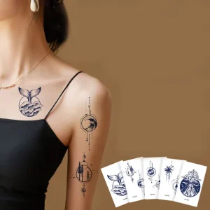 Customized 3d Temporary Tattoo Stickers Waterproof Tattoo Stickers Suitable for Both Men and Women