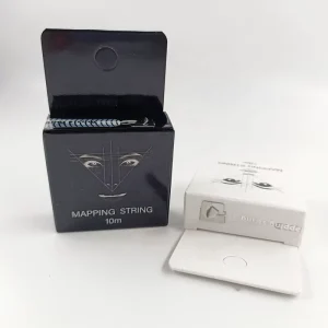Customized Bamboo Fiber Cotton Microblading Pre-Inked String Brow Mapping Tool for Semi-Permanent Makeup Easy Use OEM Brandless