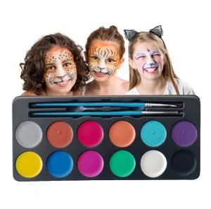 Customized Color Water Soluble UV Protection Face Painting Set Washable Non toxic for Children’s Stage Makeup and Body Art