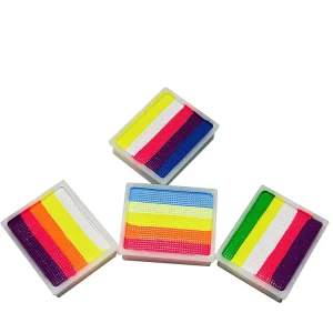 Customized Colorful 10g Activated Profession Color Mixing rainbow Split Face Body Paint Hebei XD UR30