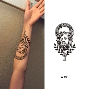 Customized Design Temporary Tattoo Sticker Semi-Permanent Body Art for Arm Water Transfer Feature-DIY Customized Tattoo Sticker