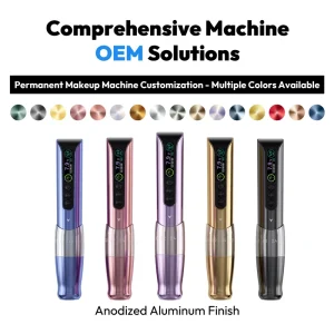 Customized Electric Wireless Permanent Makeup Pen with Aircraft Aluminum Construction Stroke Adjustable