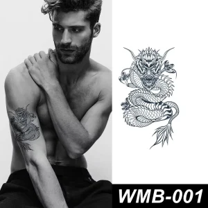 Customized Face Body Fashion Lasting 15 Days Juice Tattoo Waterproof Temporary Semi Permanent Tattoo Sticker