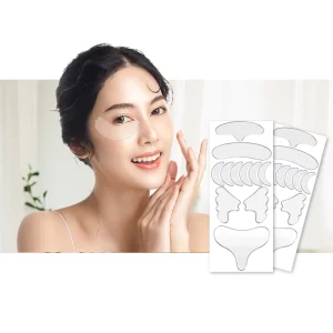 Customized Forehead Smile Line Wrinkle Tape Silicone Gel Reusable Medical Grade Face Wrinkle Patches