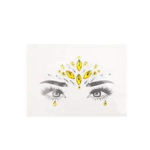 Customized Halloween Face Gems Crystal Jewelry Diamond Body Jewels Tattoo Sticker