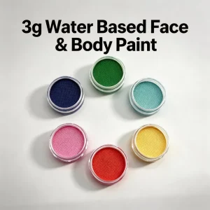 Customized High Quality 3g Easy Wash Body Painting Supply Vendors Water Based Face Body Painting Supplies