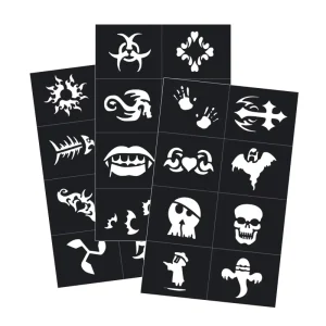 Customized Kids Body Art Glitter Tattoo Stencils Temporary Self Adhesive Features More Economical Option