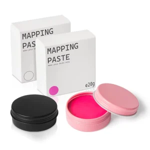 Customized Logo 20g Eyebrow Shaping Tool Kit Eye Brow White Mapping String Paste for Mapping Eyebrows Private Label