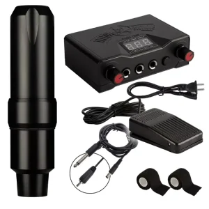 Customized Logo No Noise Cordless Tattoo Machine Kit for Academy Microblading