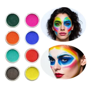 Customized Natural Plant Based Rainbow Face Paint Kit Children Adults CE Certified Festivals Parties Halloween Makeup Supplies