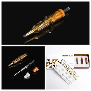 Customized Premium 10pcs 0.3mm 0.35mm Sterilized Safety Rl Rs M1 Rm Disposable Tattoo Cartridges Needles