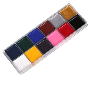 Customized Professional 12-Color Non-Toxic Oil-Based Face and Body Paint for Parties Halloween