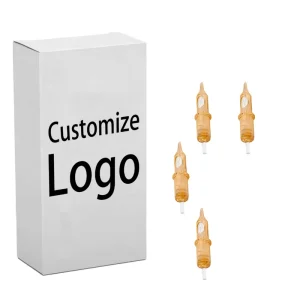 Customized Quality Stainless Steel Disposable Tattoo Needles Membrane Sealed 1RL & 7RL Sizes Body Art Cartridge