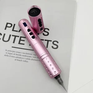 Customized Rechargeable Electric Eyebrow Tattoo Rotary Machine Kit Wireless Permanent Makeup Machine for Ombre Powder Brows