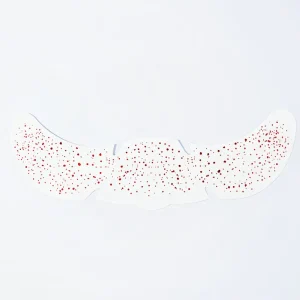 Customized Red Dot Pattern Long Lasting Temporary Face Tattoo Sticker for Wedding and Party Decoration