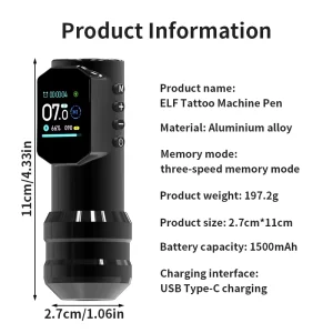 Customized Tattoo Machine Wireless Rotary Tattoo Pen Permanent Makeup Accessories Tattoo Gun Makeup Supplies