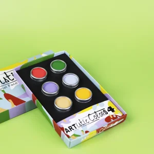 Customized Vegan Non Toxic Professional Chemical Water Activated Eyeliner Pot Private Logo 6 Colors Eye Liner Kit Face Body