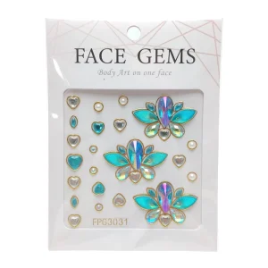 Cute Pretty DIY Acrylic Painting Tattoo Stickers with Customized Colors for Children Girls Teens Eyebrows Face Forehead