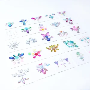Cute Pretty DIY Decal Stickers Painting Tattoos for Girls Teens Kids Eyebrows Face Forehead