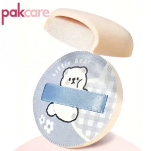 Cute Print Teardrop Makeup Sponge Puff Wet & Dry Dual Use Large Powder Puff for Foundation Blending