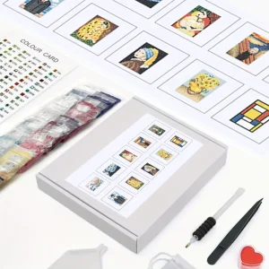 DIY Diamond Painting 5D Kits Mini Custom Mona Lisa Character Pattern Theme for Kids
