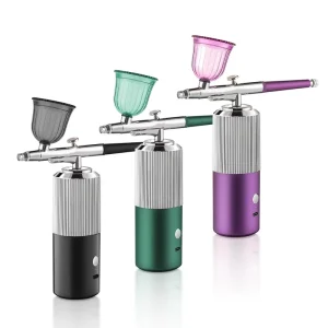 DIY Nail Manicure Makeup Airbrush Kit Nano Mist Sprayer Gun Tattoo Craft Cake Painting Air Compressor 160kPa Air Pressure