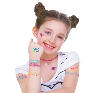 DIY Tattoo Sticker Body Art Glitter Tattoo Kit Sparkle Tattoo Pens