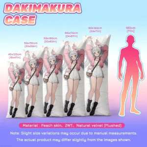 Dakimakura Anime Sublimation Pillow Case Custom Printable NO MOQ Customized