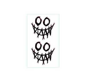 Dark Female Style Temporary Tattoo Sticker Waterproof Sweat Resistant Water Transfer Body Art with Floral Design