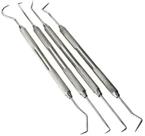 Dental Composite Fissura Perio Probe Condenser Tartar Remover Professional Dental Perio Teeth Multipurpose