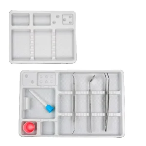 Dental Plastic Manual Autoclavable Tray Tattoo Ink Storage Tray Plastic Plate for Permanent Makeup Accessories
