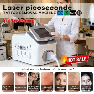 Desktop Picosecond Laser Q-Switched NdYAG Machine Acne Scar Treatment Tattoo Removal Pigment Removal CE 4000W