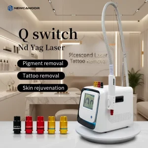 Desktop Picosecond Laser Tattoo Removal Machine Q Switched ND YAG Laser Pigment Removal Carbon Peeling