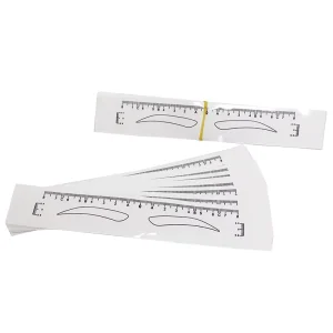 Developing Microblading Eyebrow Sticker Ruler Permanent Makeup Accessories