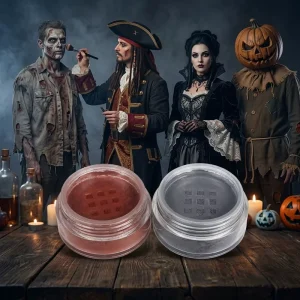 Dia de los Muertos Sugar Skull Catrina Face Paint Sealer Smudge Proof Professional SFX Matte Translucent Finishing Powder