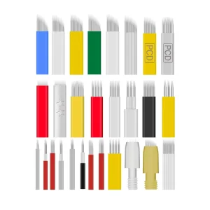 Diameter 0.25mm 3d Microblading Needles Blade Disposable Microblading Needles Micro Blades Microblading F and U Blades