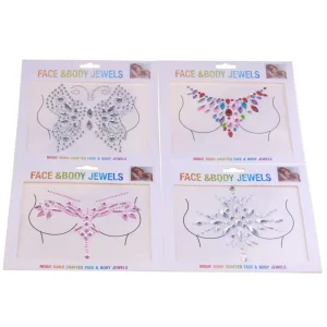 Diamond Crystal Sticker for Face and Body Eye Rhinestone Sticker Face Gem Sticker