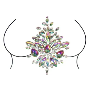Diamond chest stickers, sexy body jewelry, sparkling jewelry, suitable for costume parties