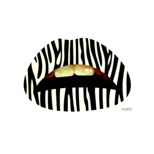 Different Styles Lip Tattoos Temporary Sticker Long Lasting Makeup Stick Instant Art Sticker
