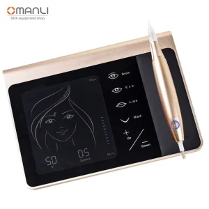 Digital Micropigmentation Permanent Makeup Tattoo Machine With Full Touch Screen Machine OEM ODM With Your Logo
