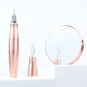 Digital P90 Gold Microblading Tattoo Machine Set Rotary Pen with Mirror Panel for Permanent Makeup for PMU Microblading