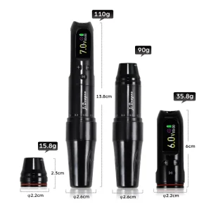 Digital Permanent Makeup Machine Wireless Micropigmentation Pen Adjustable Needle Depth for Eyebrow Lip Eyeliner