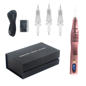 Digital Semi Permanent Makeup Tattoo Machine 5 Level Wireless Microshading Machine for Eyebrow Microblading